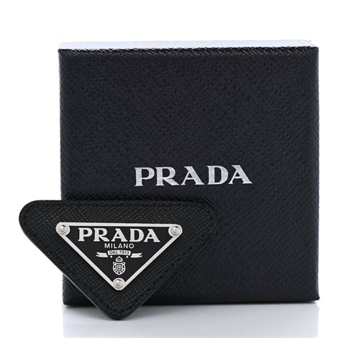 prada brooch black|prada brooch.